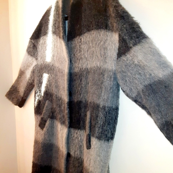EILEEN FISHER Brushed Alpaca Coat - Picture 1 of 15